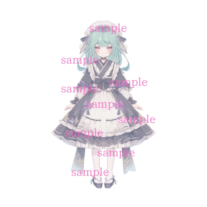 1点限定!IRIAM対応立ち絵&キービジュアル&シルエット