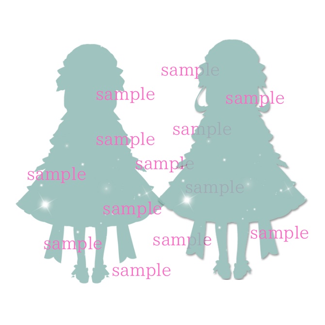 1点限定!IRIAM対応立ち絵&キービジュアル&シルエット