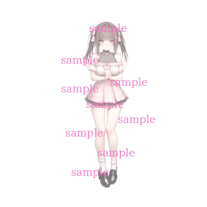 1点限定!IRIAM対応立ち絵&キービジュアル&シルエット