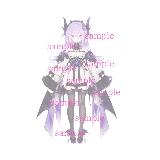 1点限定!IRIAM対応立ち絵&キービジュアル&シルエット