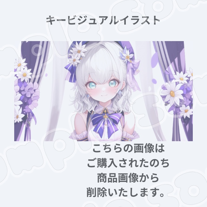 1点限定!IRIAM対応立ち絵&キービジュアル&シルエット