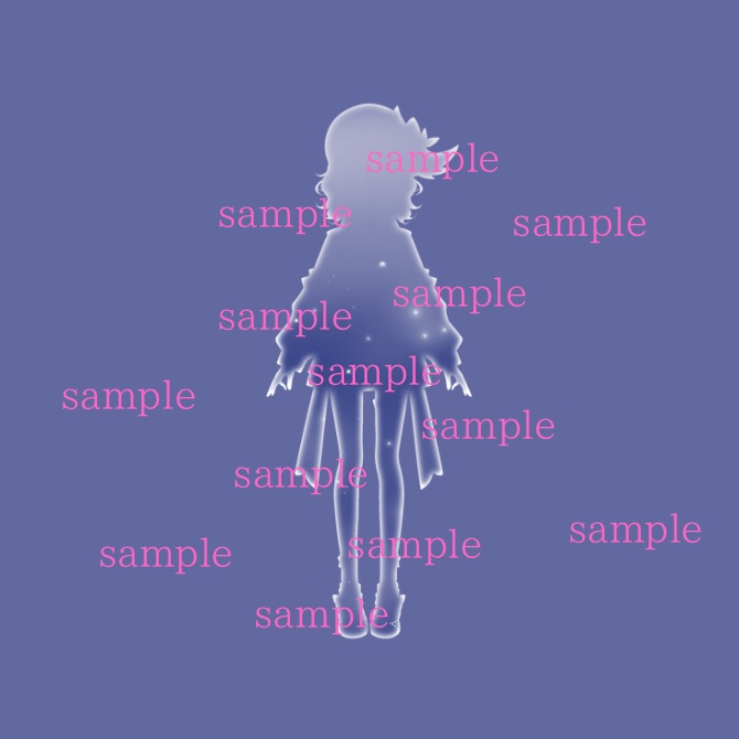 1点限定!IRIAM対応立ち絵&キービジュアル&シルエット