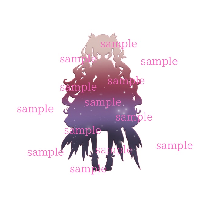 1点限定!IRIAM対応立ち絵&キービジュアル&シルエット