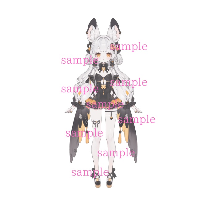 1点限定!IRIAM対応立ち絵&キービジュアル&シルエット