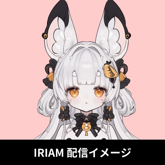 1点限定!IRIAM対応立ち絵&キービジュアル&シルエット