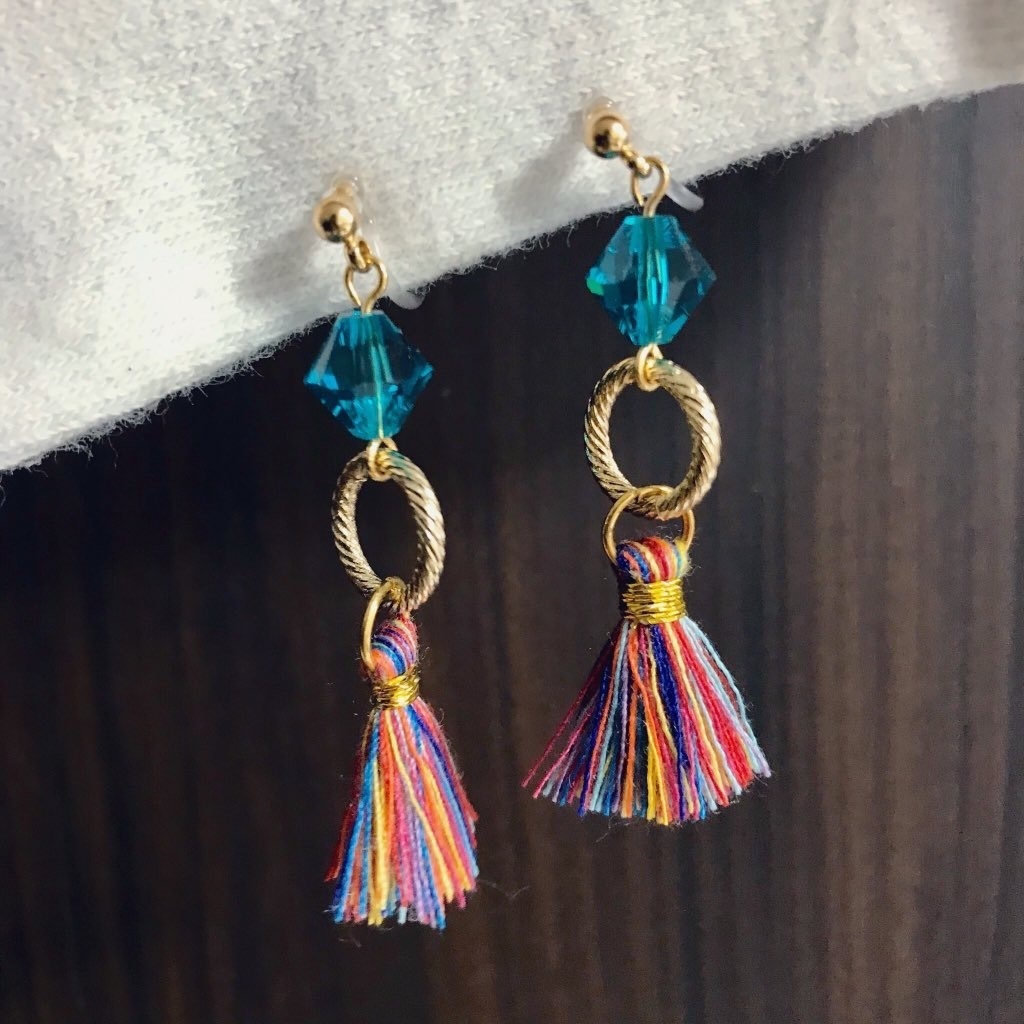 冨岡義勇イメージイヤリング【鬼滅-9】