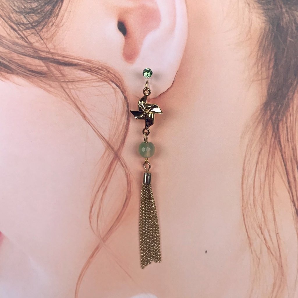 不死川実弥イメージイヤリング【鬼滅-10】