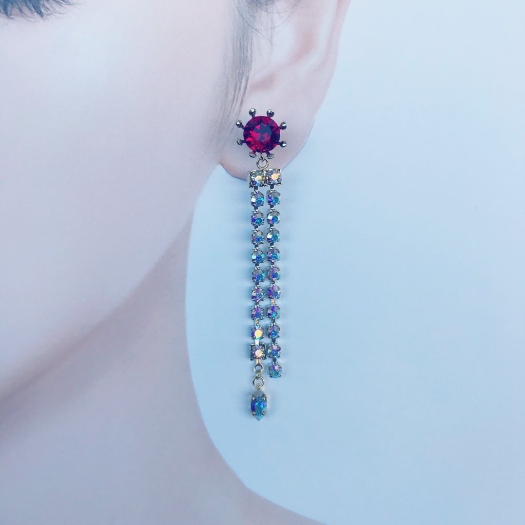 宇髄天元イメージイヤリング【鬼滅-11】