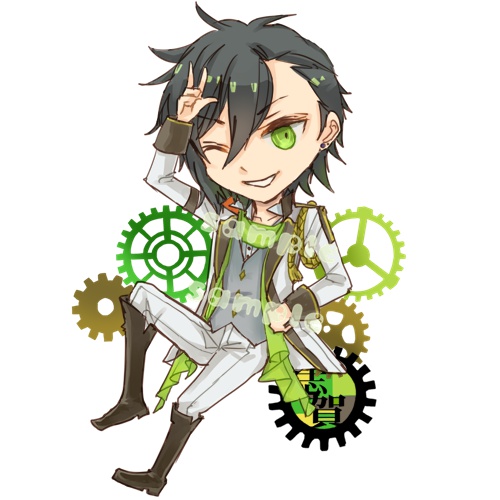 文アル　しがアクリルキーホルダー