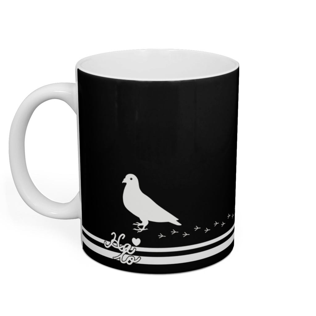 鳩マグカップ