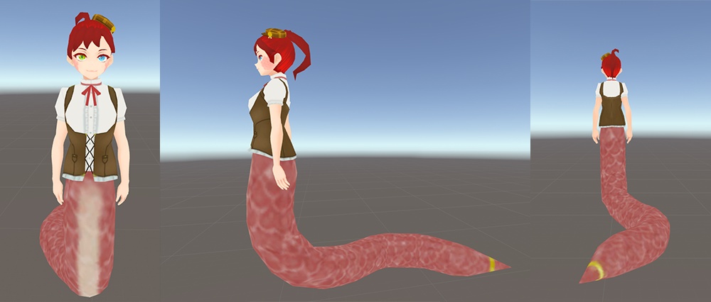 Naga【Quest対応VRChat向けアバター】【支援版】
