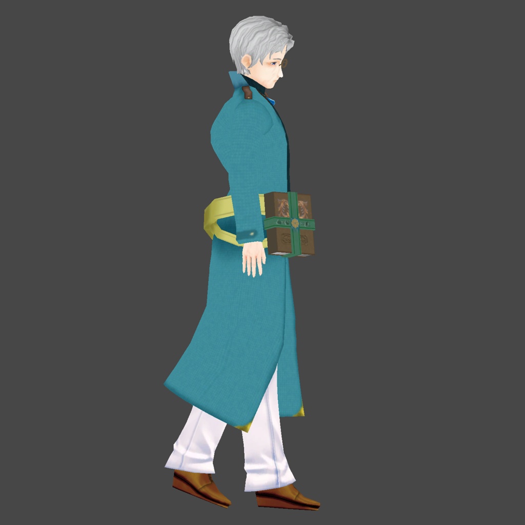 【無料】VRChat想定 Quest対応男性アバター『Alioth』【Avatar3.0ギミック付き】