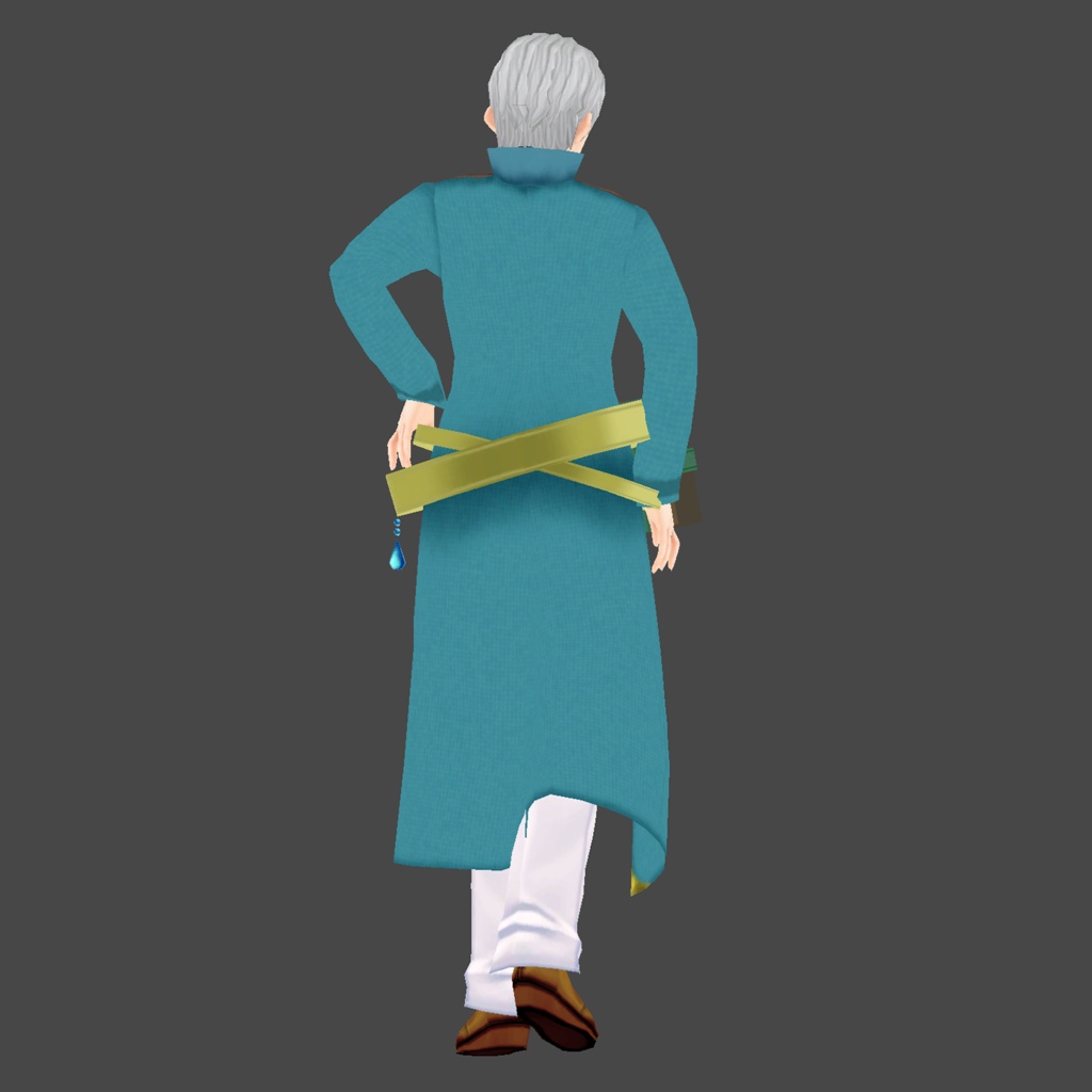 【無料】VRChat想定 Quest対応男性アバター『Alioth』【Avatar3.0ギミック付き】