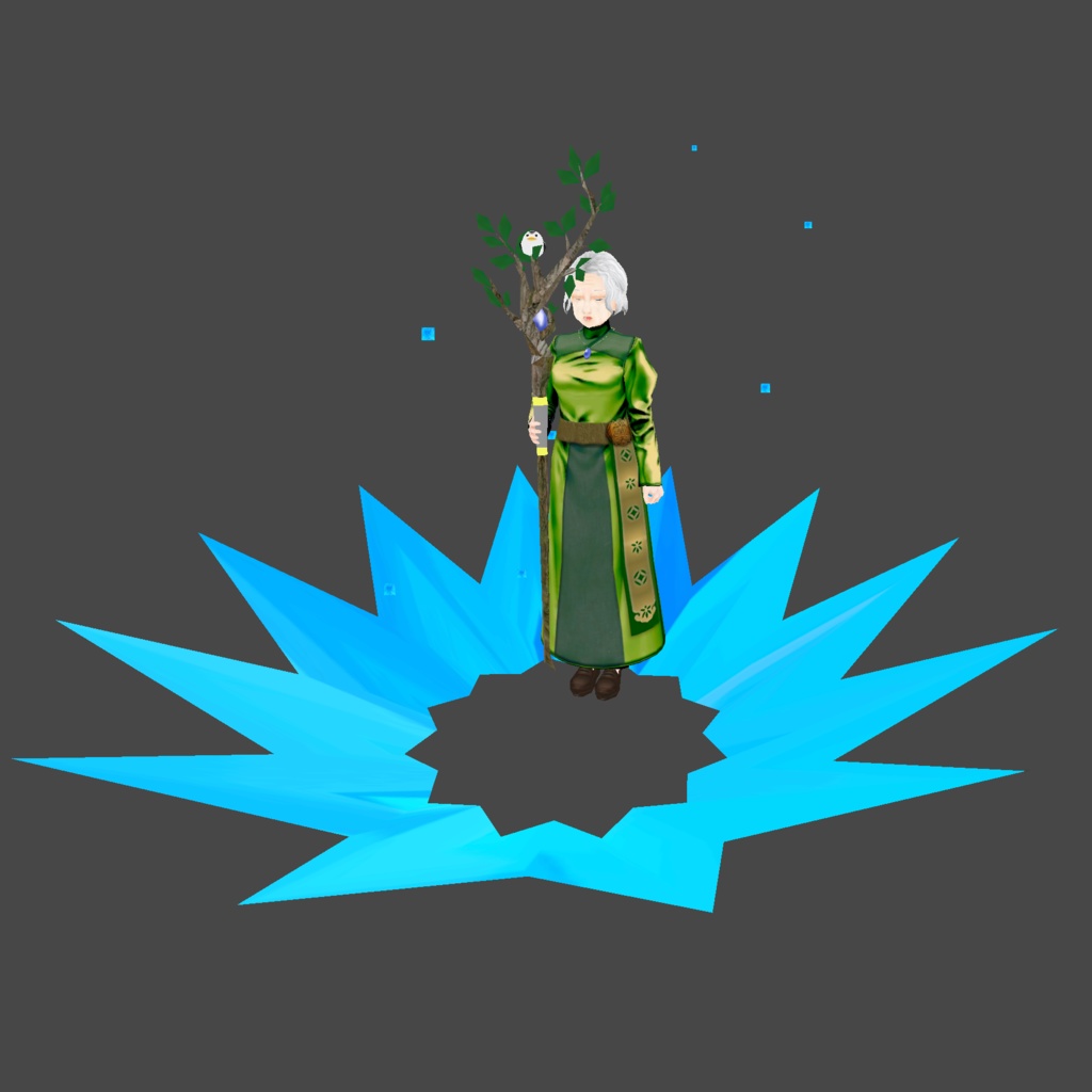 【無料】VRChat想定 Quest対応アバター『Cattleya』【Avatar3.0ギミック付き】