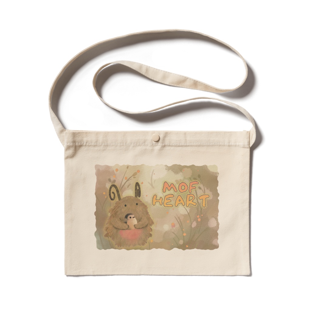 モフハート ナチュラルサコッシュ