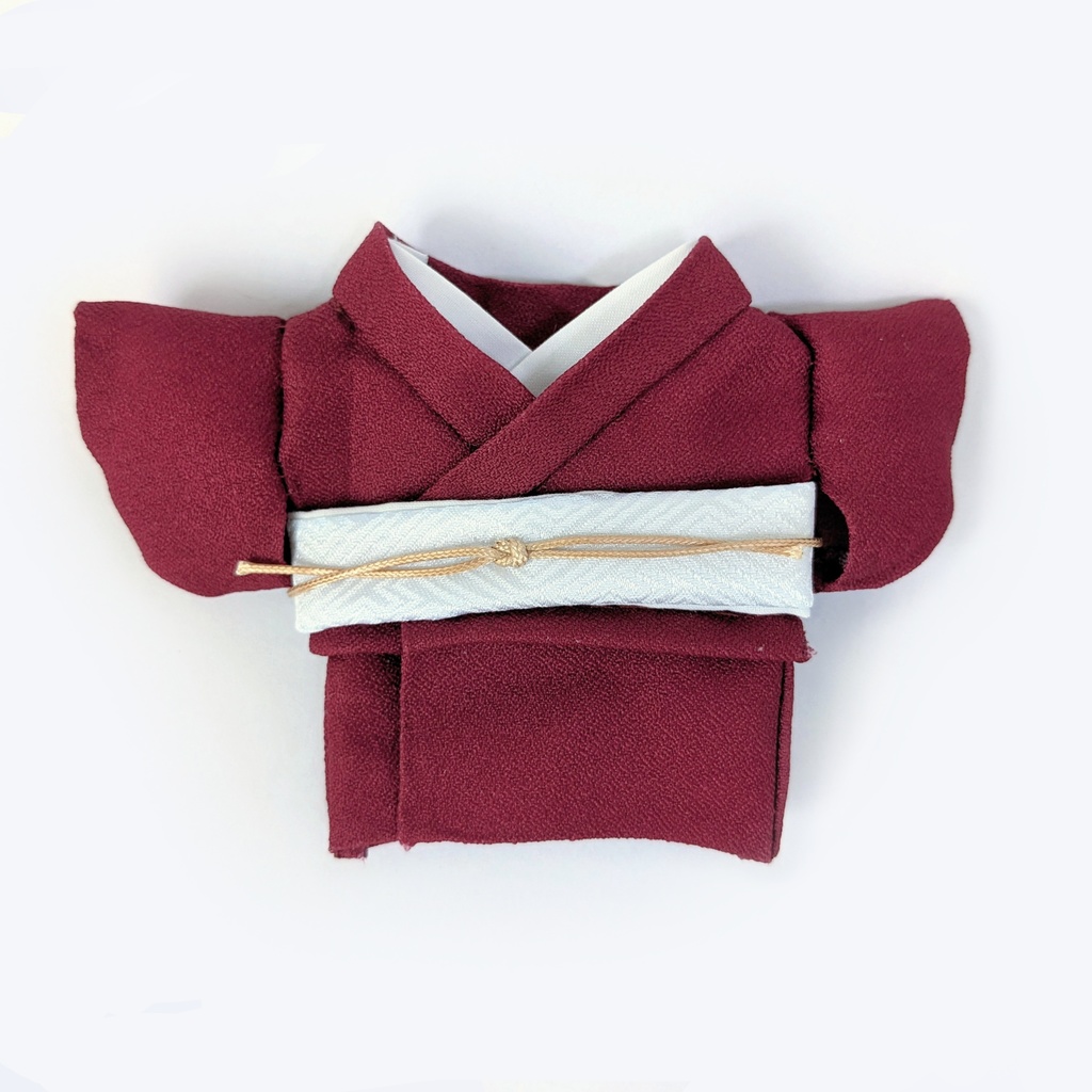 ぬい服｜女性用着物+帯(お太鼓)　10cm