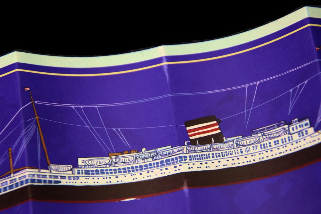 橿原丸桑港就航航路案内