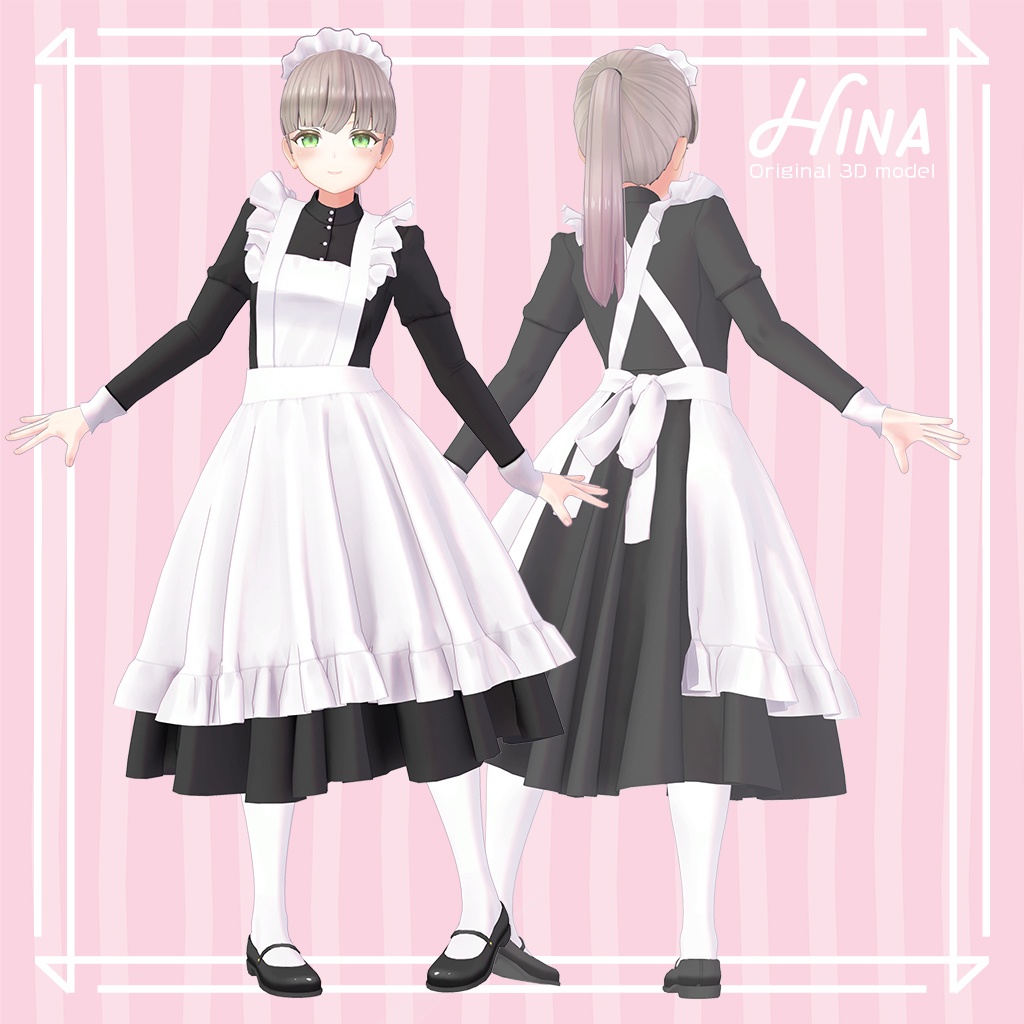 オリジナル3Dモデル「ひな」 ver1.00