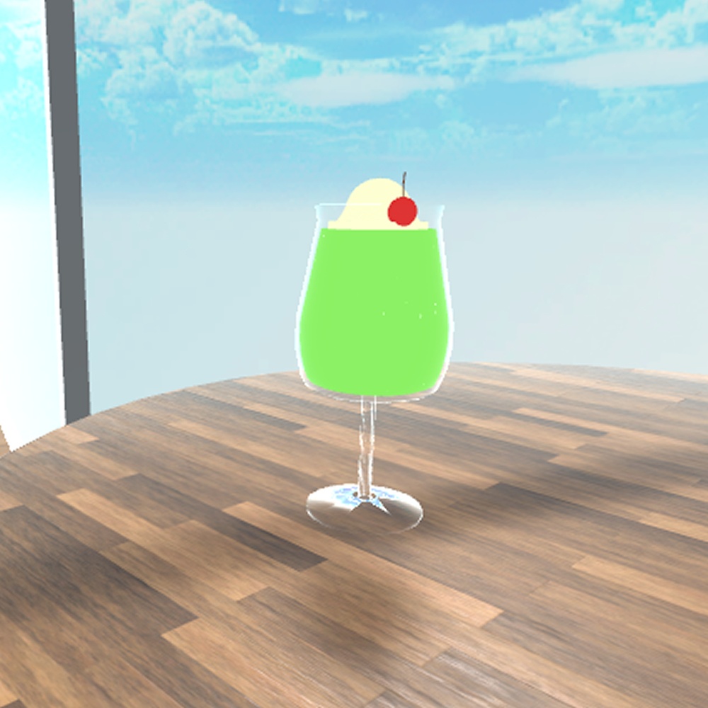 しゅわしゅわクリームソーダ