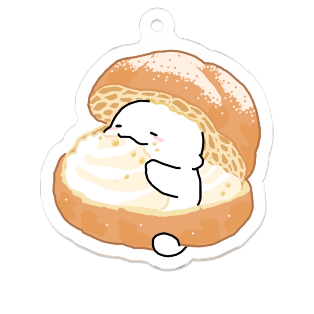 ごまのシュークリーム　アクリルキーホルダー