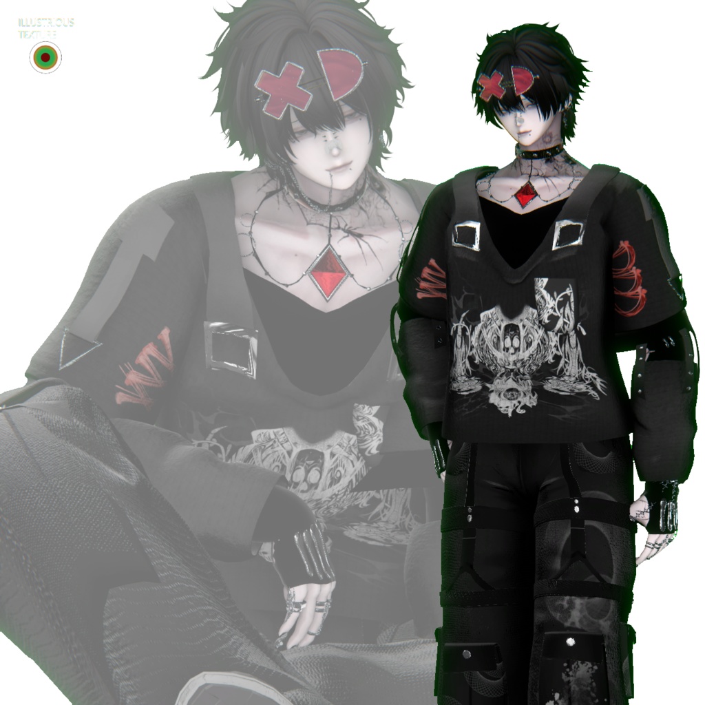 【VRChat想定衣装】Cyberntik XD -サイバネティック XD-