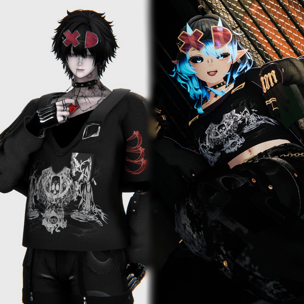 【VRChat想定衣装】Cyberntik XD -サイバネティック XD-