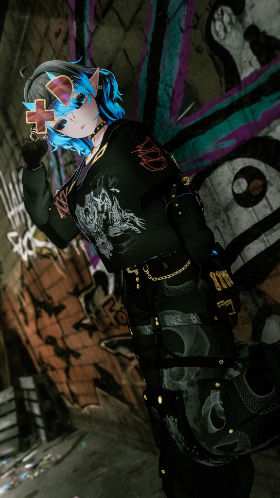 【VRChat想定衣装】Cyberntik XD -サイバネティック XD-