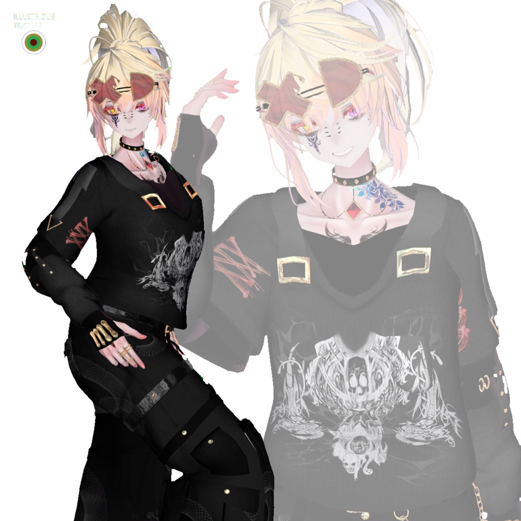 【VRChat想定衣装】Cyberntik XD -サイバネティック XD-