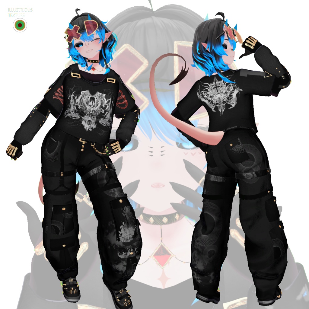 【VRChat想定衣装】Cyberntik XD -サイバネティック XD-