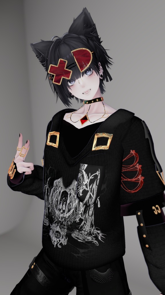 【VRChat想定衣装】Cyberntik XD -サイバネティック XD-
