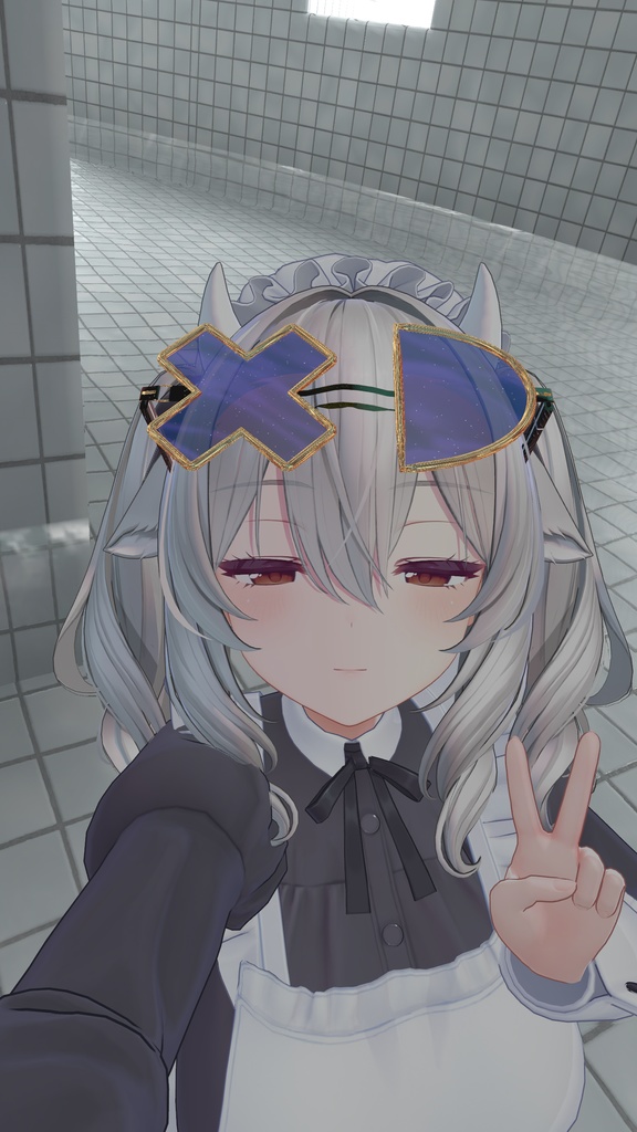 【VRChat想定アクセサリ】XD glasses