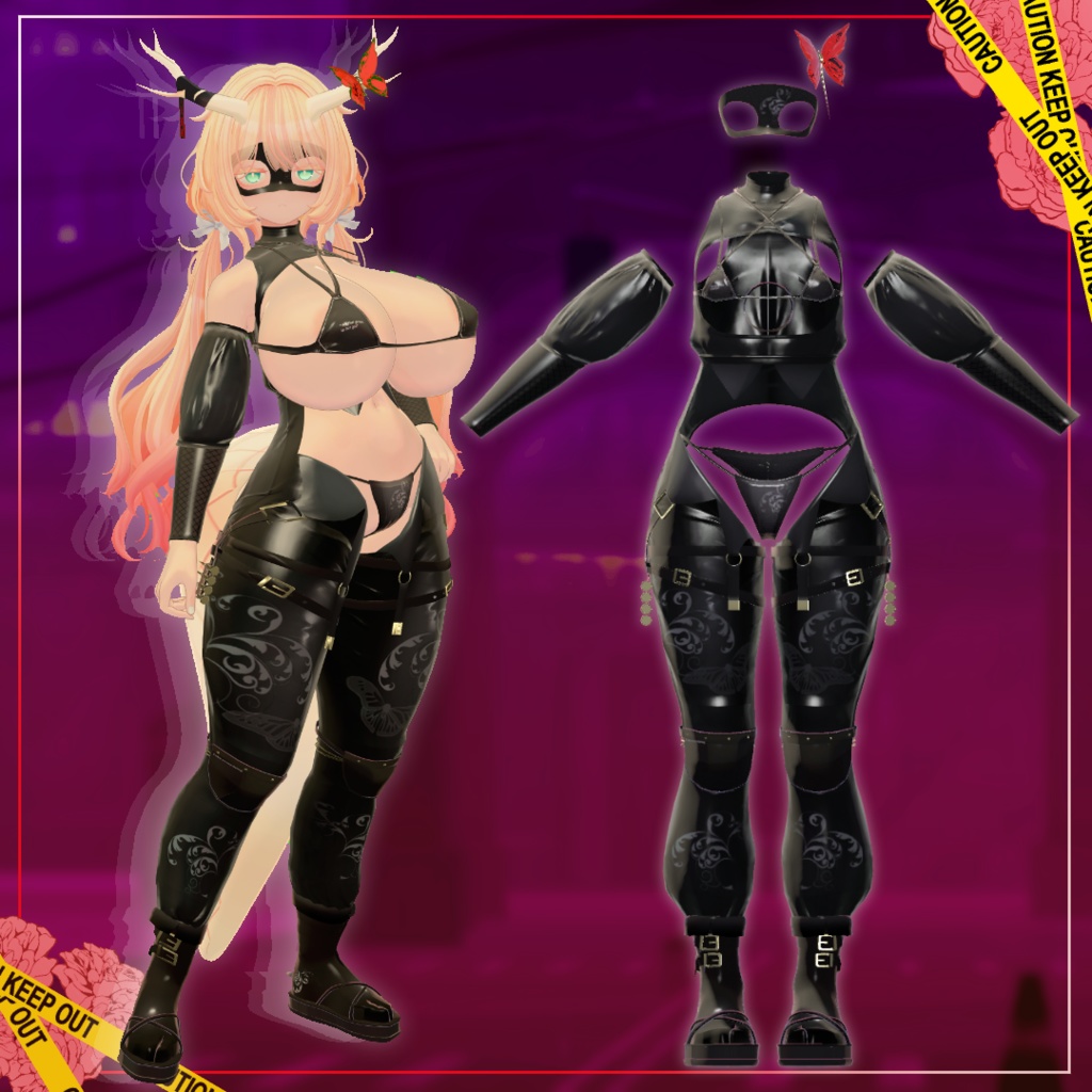 Notorious beauty -ノトーリアス・ビューティ-【VRChat想定衣装】