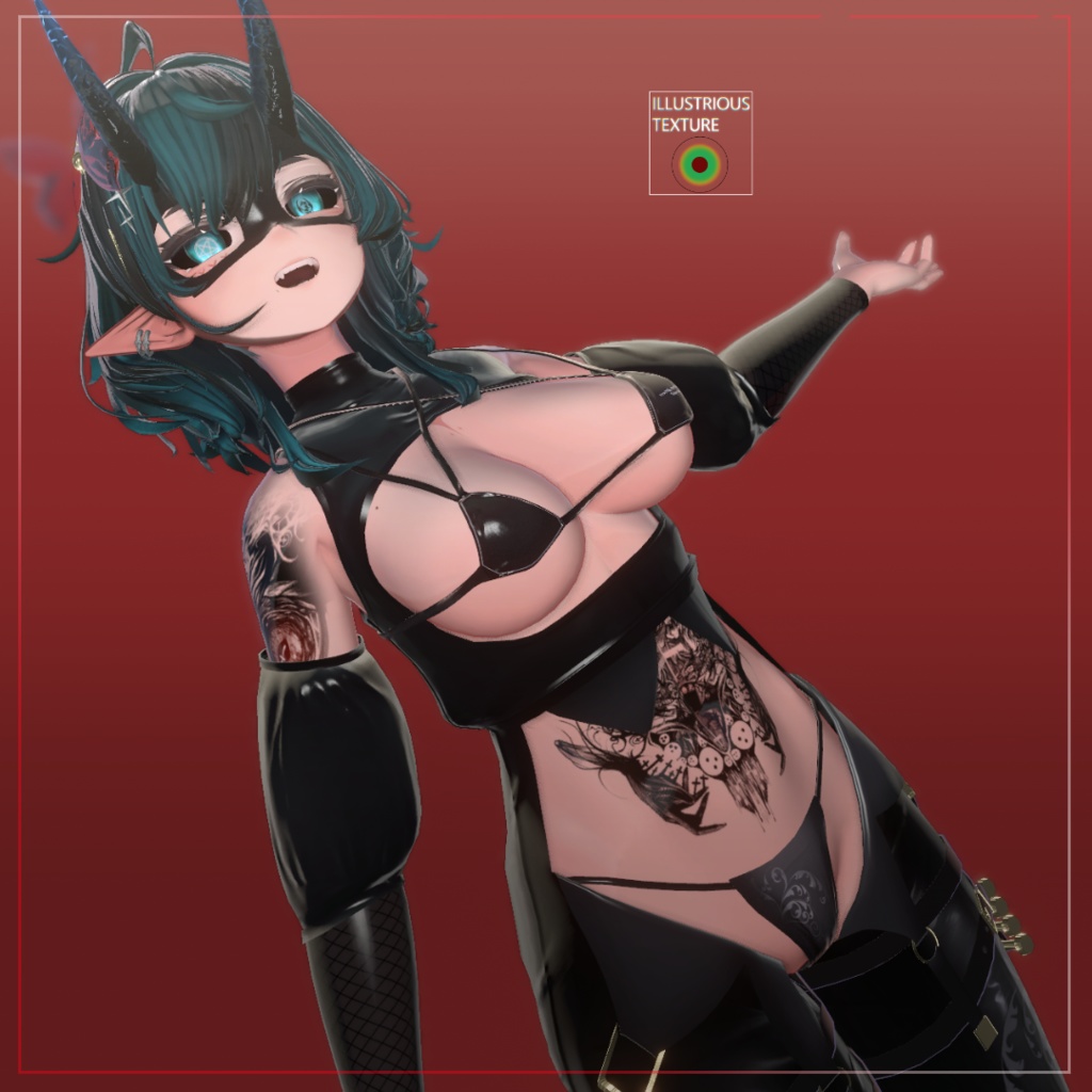 Notorious beauty -ノトーリアス・ビューティ-【VRChat想定衣装】