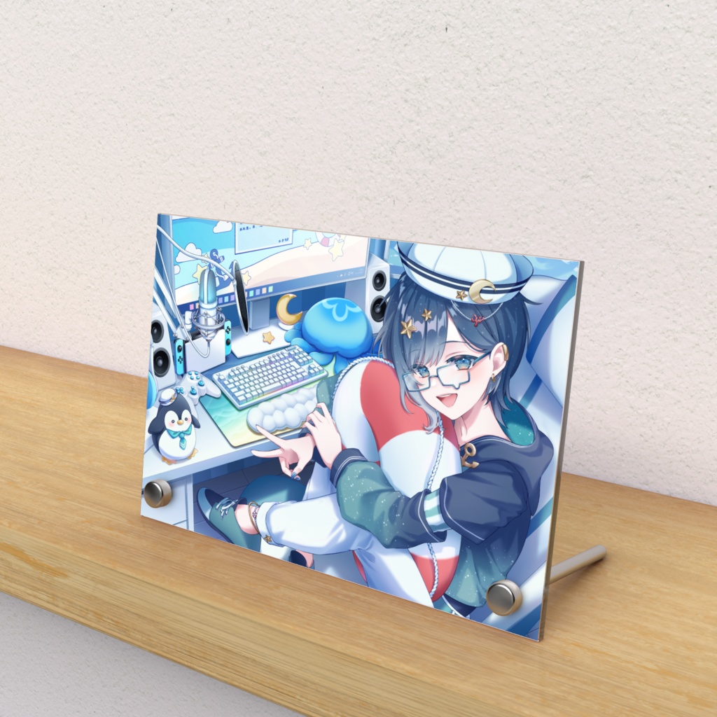 七海ゆうゆうアクリルフォトパネル 2025年9月 涙メガネ差分