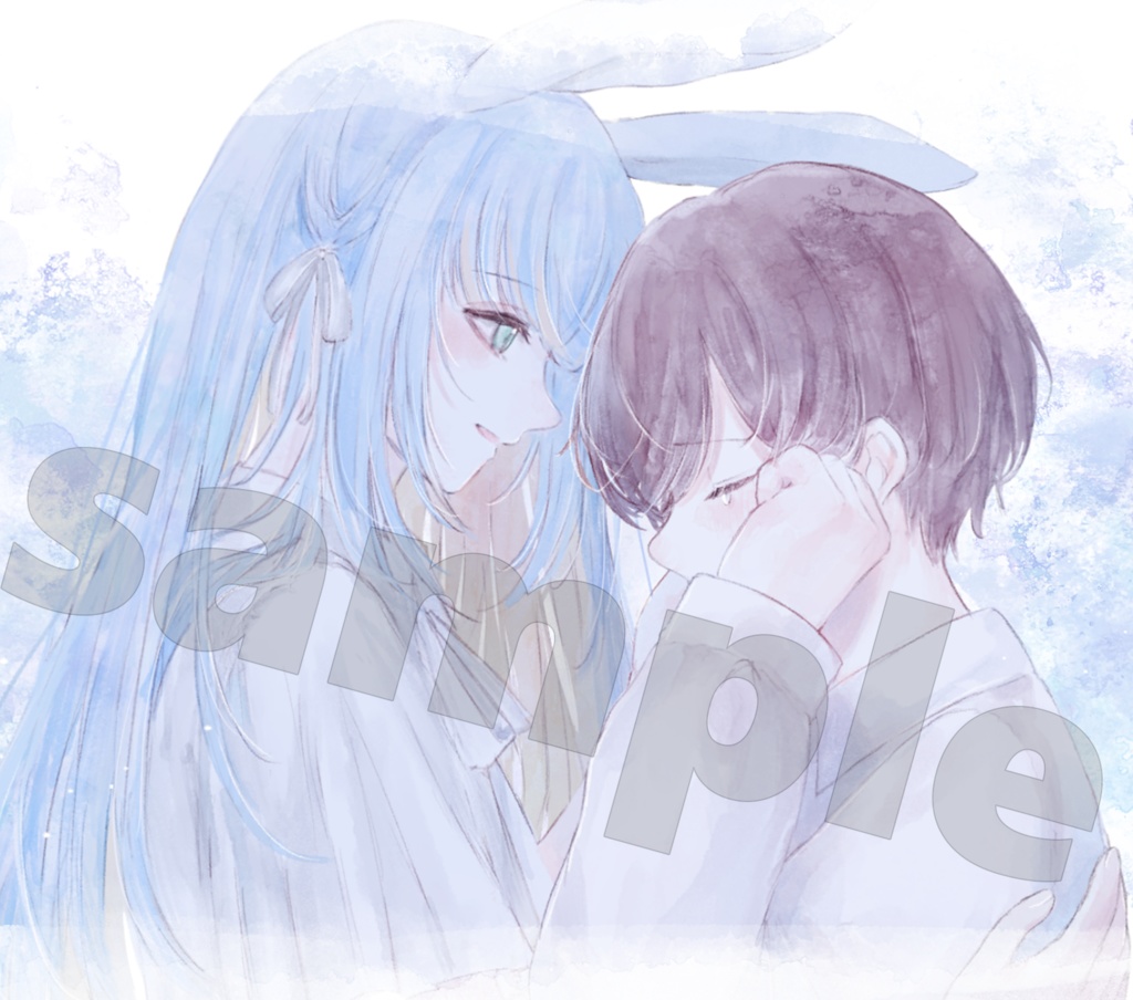 水瀬雫、夜が明けるまでのオリジナルイラストタペストリー 