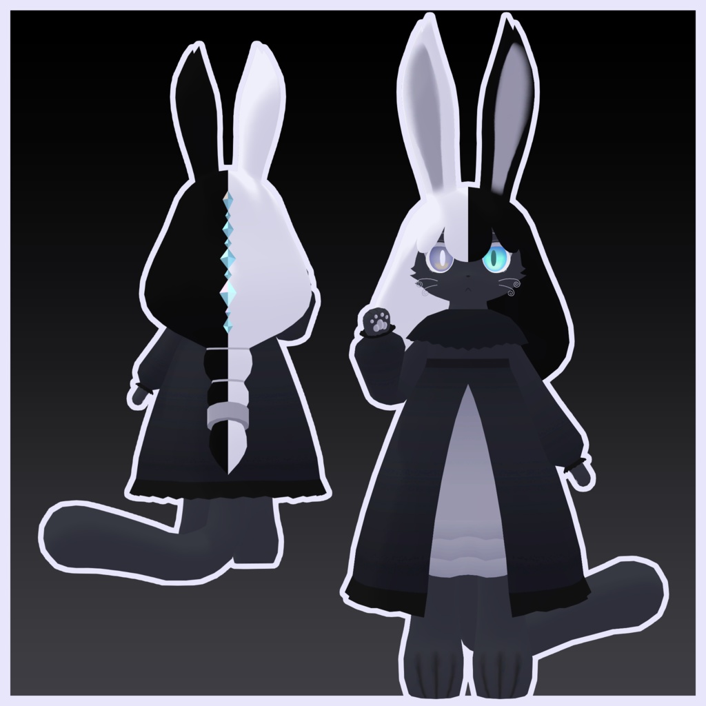 ツクヨミ Tsukuyomi【オリジナル3Dモデル】