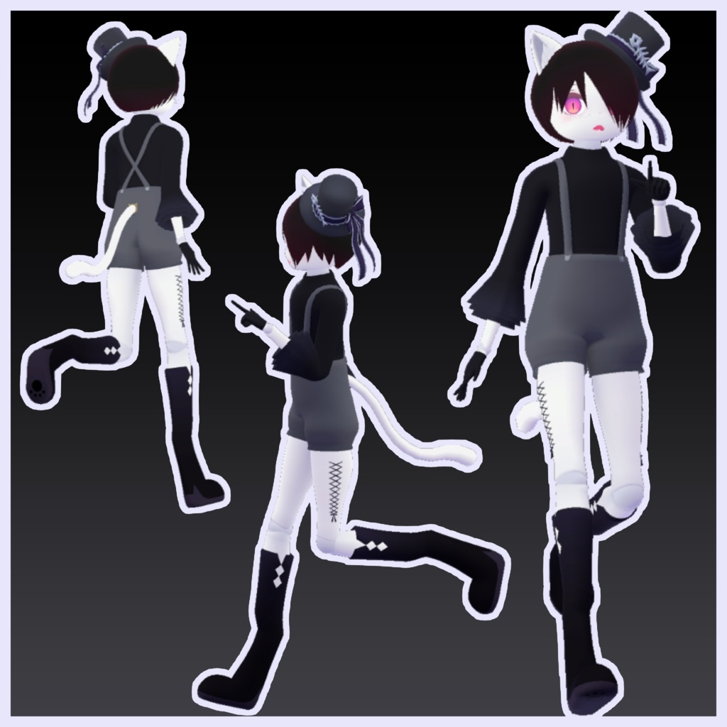 【サポート終了】猫屋敷ちゃん Nekoyashiki-chan【オリジナル3Dモデル】