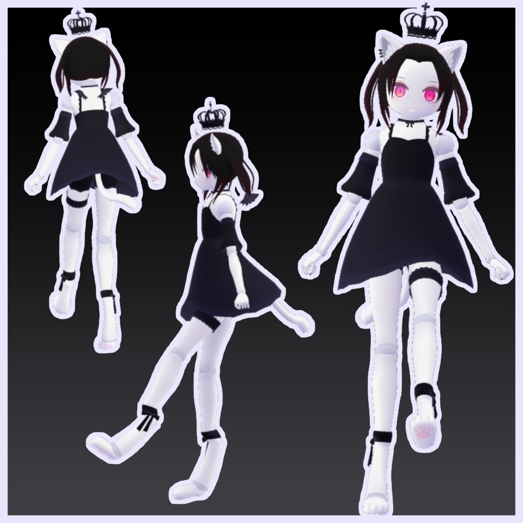 【サポート終了】猫屋敷ちゃん Nekoyashiki-chan【オリジナル3Dモデル】