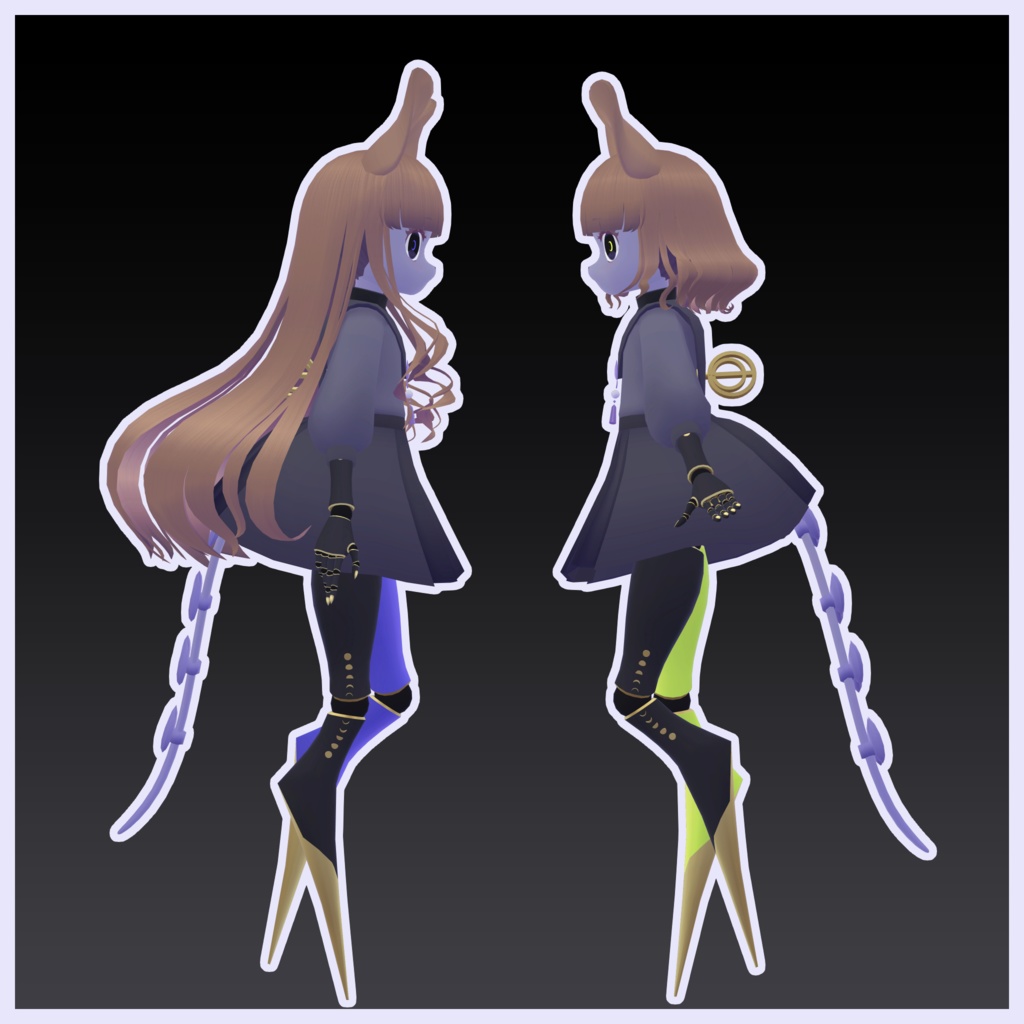 【サポート終了】マウとスウ Mau&Suu【オリジナル3Dモデル】