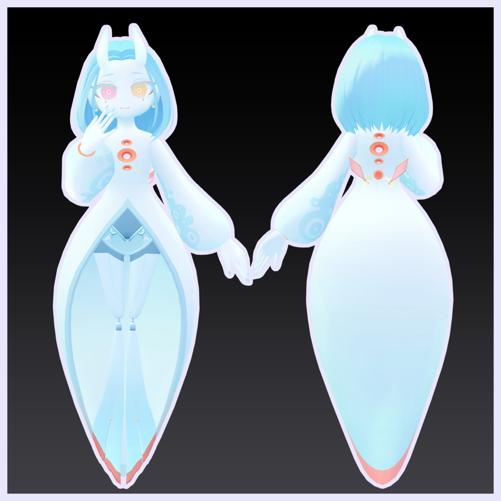 【サポート終了】シアン Cyan【オリジナル3Dモデル】