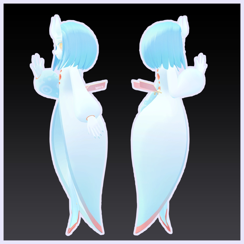 【サポート終了】シアン Cyan【オリジナル3Dモデル】