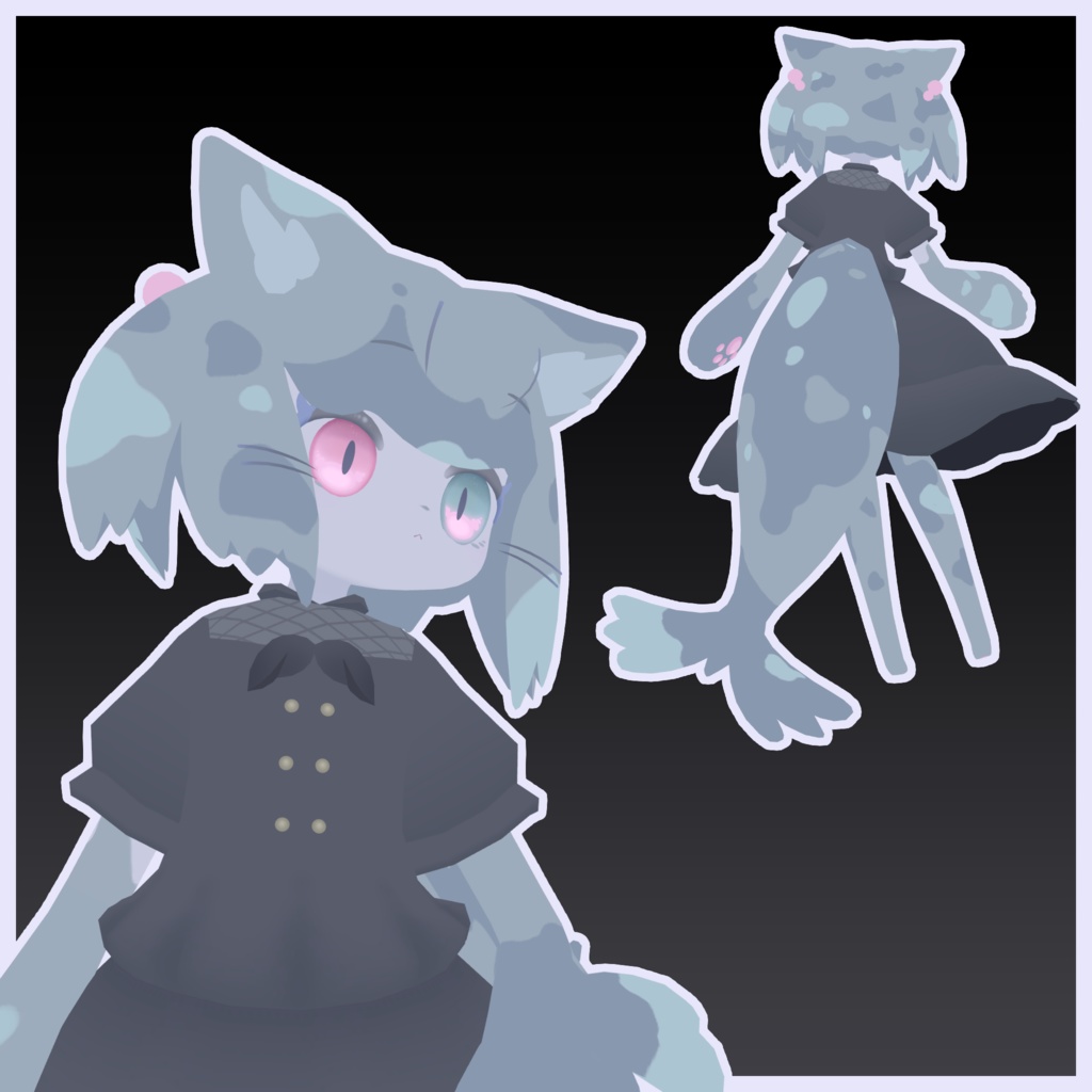 クォン Kuon【オリジナル3Dモデル】