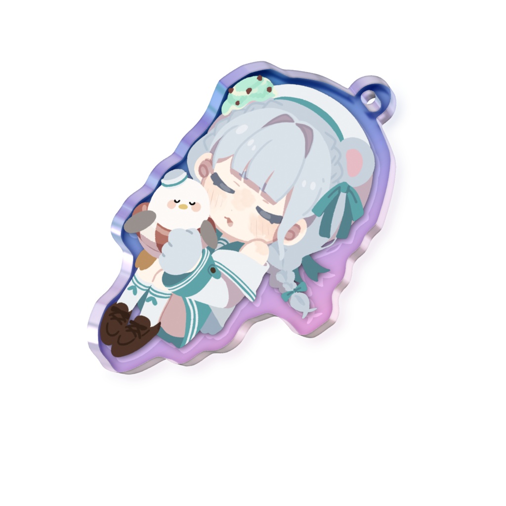 【舵星ふう】すやすやアクリルキーホルダー【1周年記念】