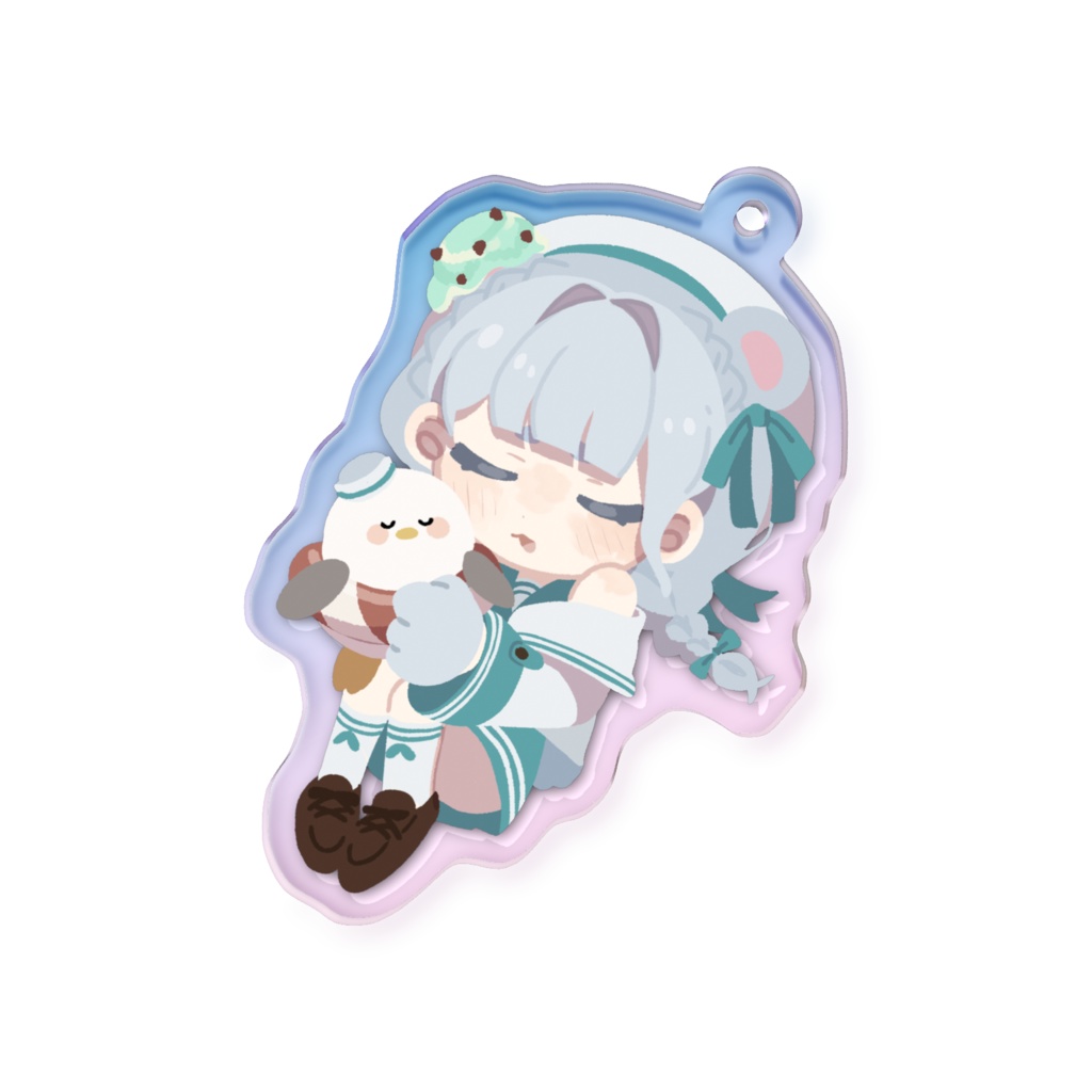 【舵星ふう】すやすやアクリルキーホルダー【1周年記念】