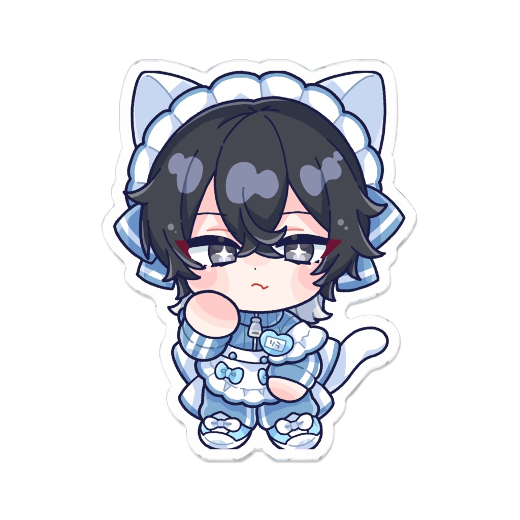 琴座リラ☆ジャージメイド むん　アクリルバッジ