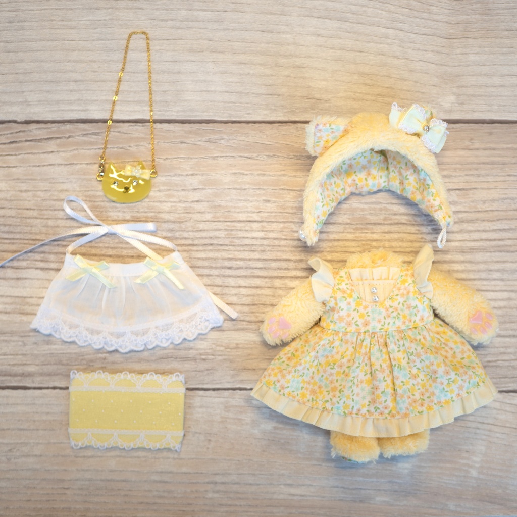 シュガーカップス用 お花ネコちゃん着ぐるみセット