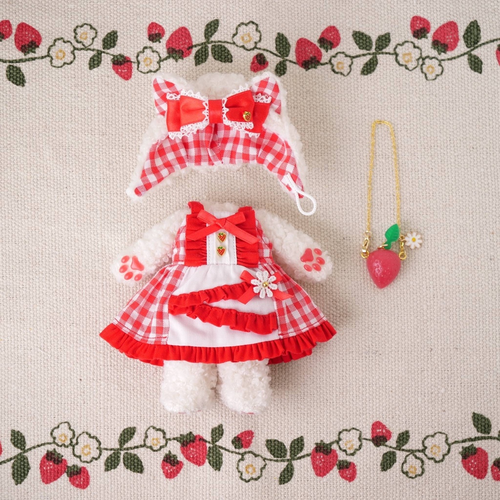 苺ねこちゃん着ぐるみセット