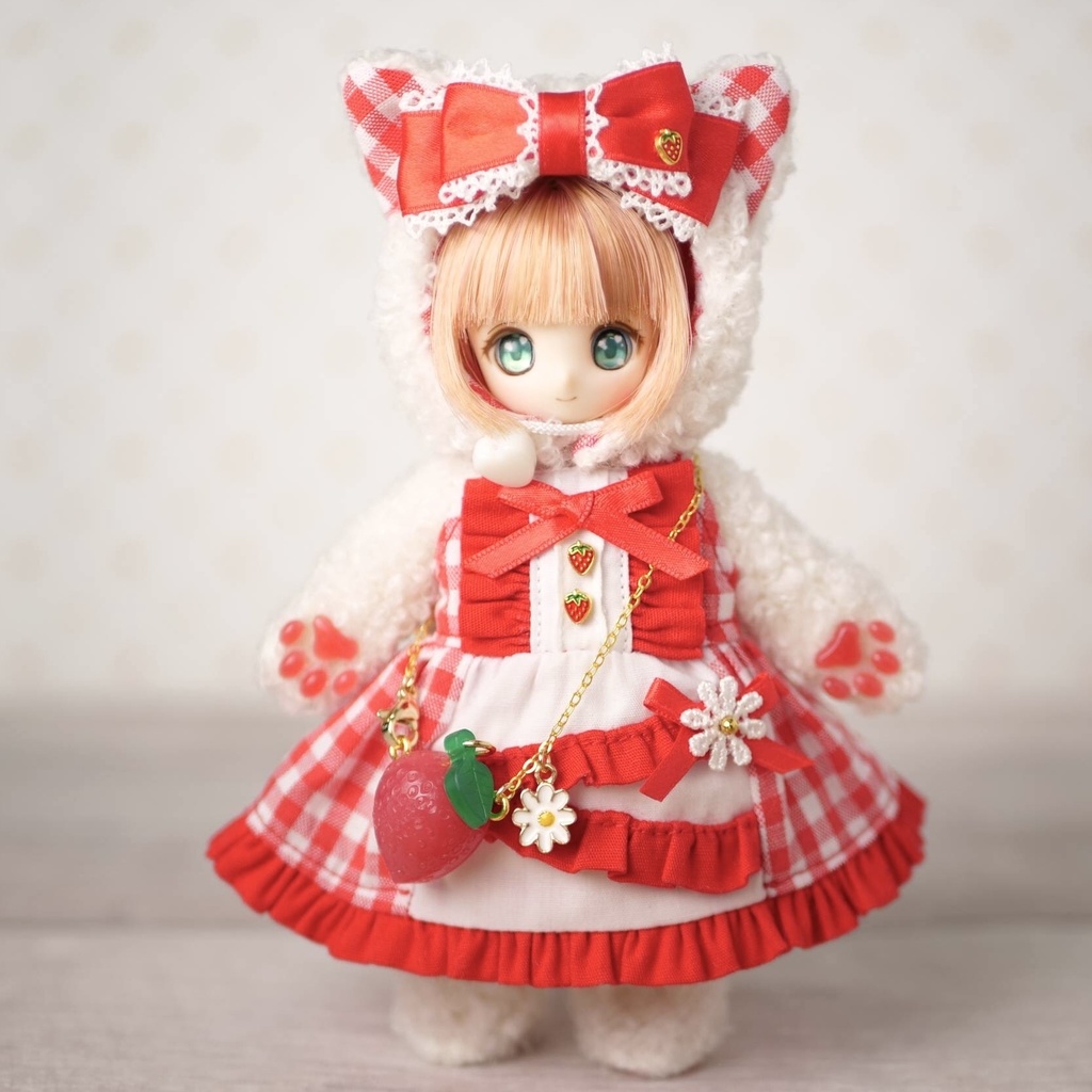 苺ねこちゃん着ぐるみセット