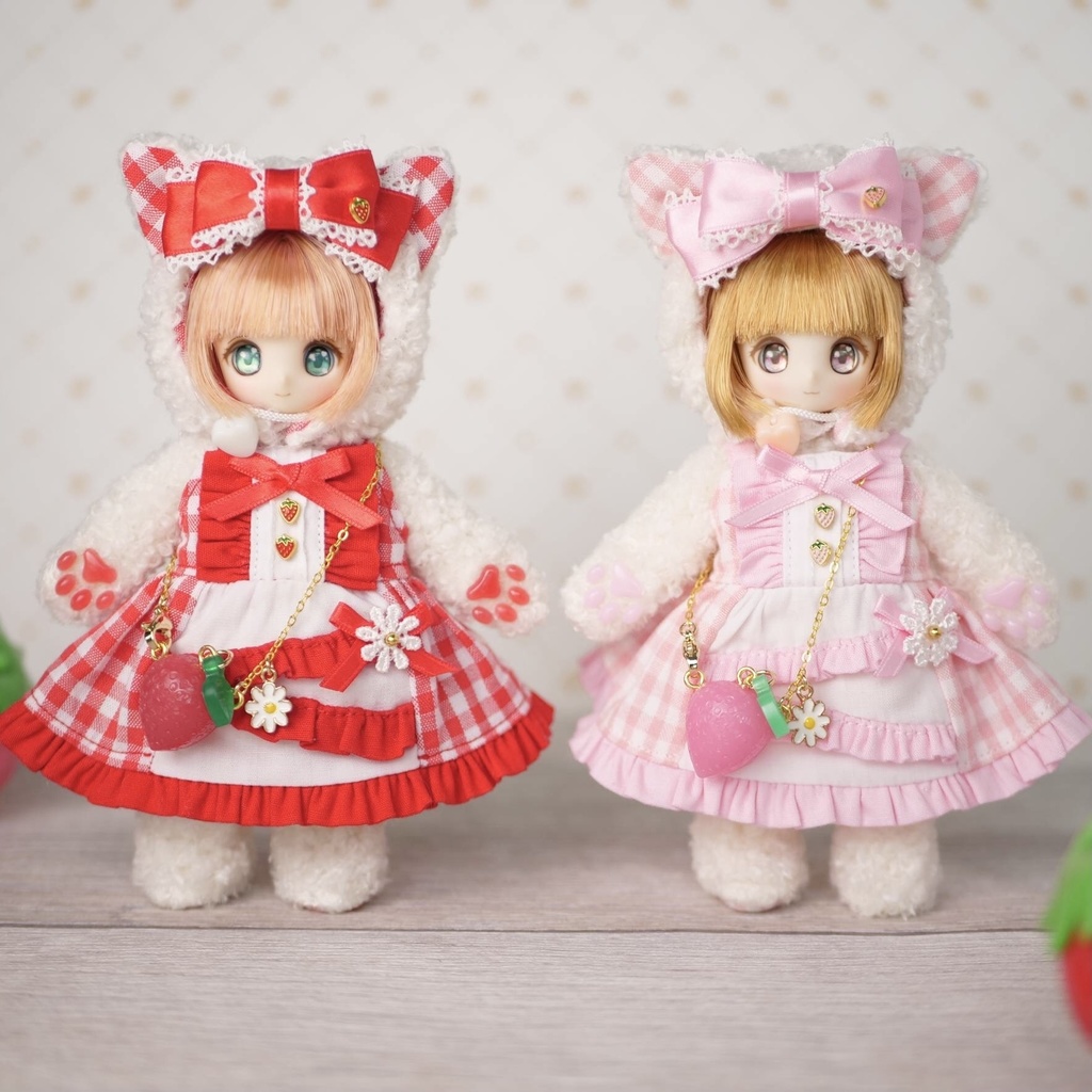 苺ねこちゃん着ぐるみセット