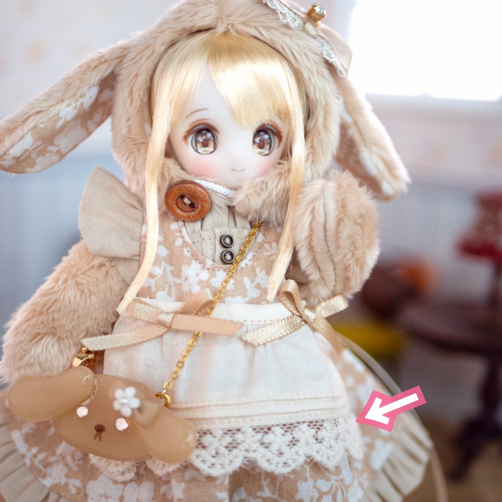 【再販】お花たれみみうさぎさん着ぐるみセット